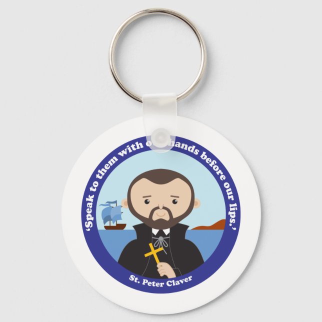 St. Peter Claver Key Ring (Front)