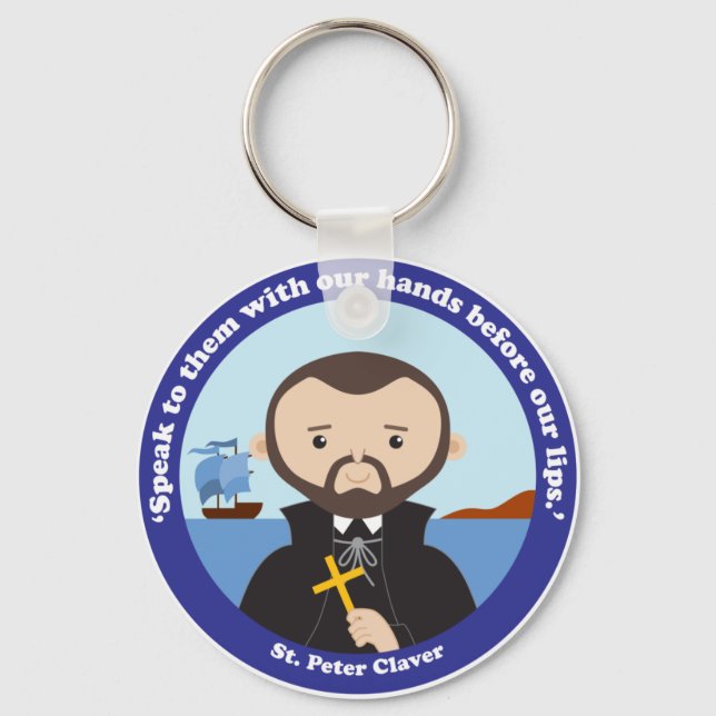 St. Peter Claver Key Ring (Front)