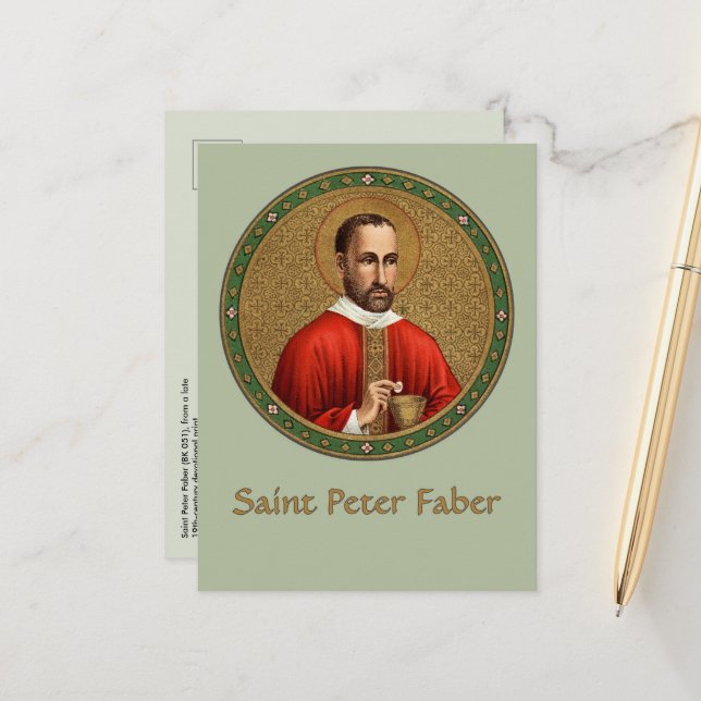 St. Peter Faber (BK 051) Postcard (Front/Back In Situ)