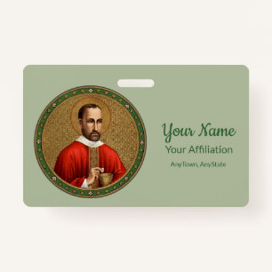 St. Peter Faber (BK 051; Style 1) ID Badge