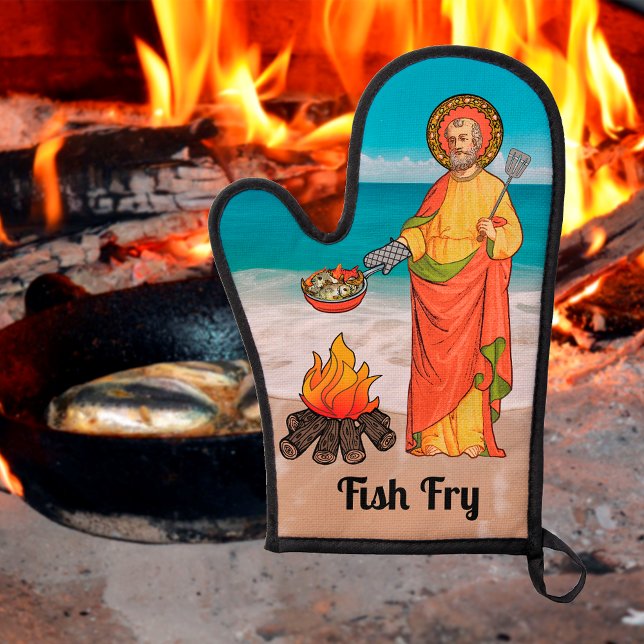 St. Peter Fish Fry Oven Mitt (Creator Uploaded)
