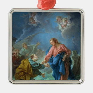 St. Peter Invited to Walk on the Water, 1766 Metal Tree Decoration