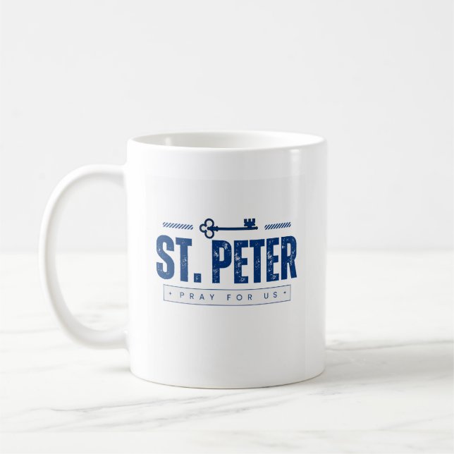 St. Peter, Pray For Us Mug (Left)