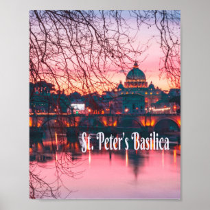 St. Peter’s Basilica, Rome, Italy Poster