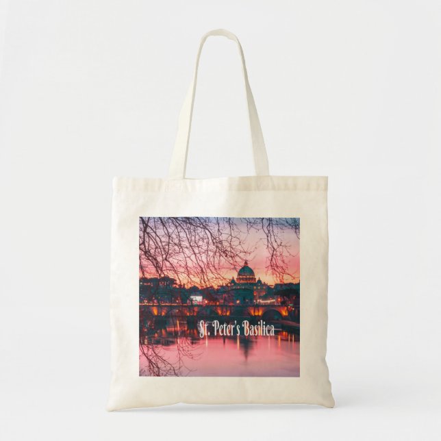 St. Peter’s Basilica, Rome, Italy Tote Bag (Front)
