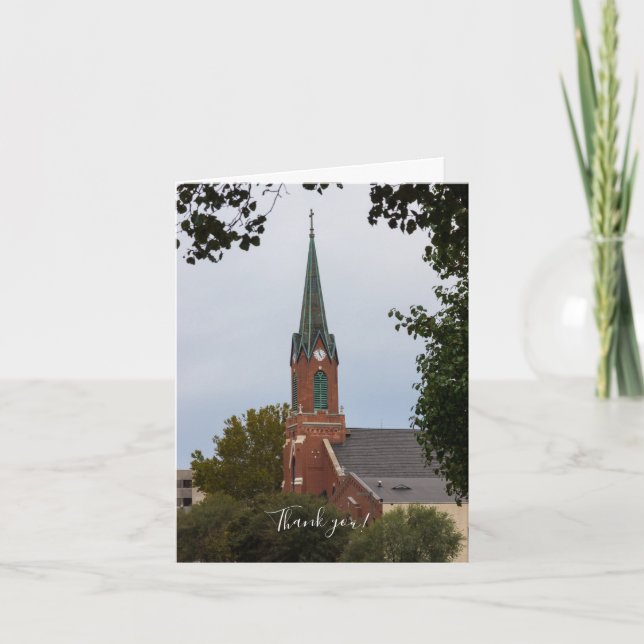 St Peter Steeple Thank You Card (Front)