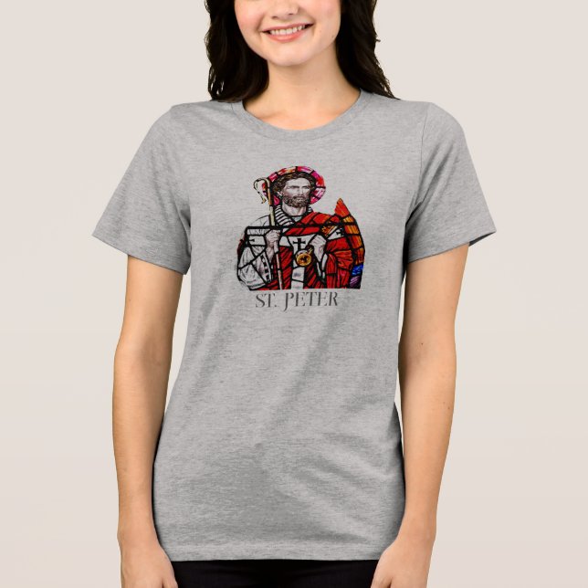 St Peter T-Shirt Tri-Blend Shirt (Front)