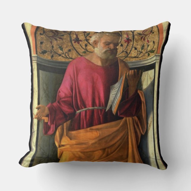 St. Peter (tempera on canvas) Cushion (Front)