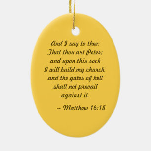 St. Peter the Apostle (PM 07) Ceramic Tree Decoration