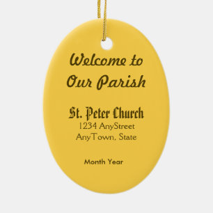 St. Peter the Apostle (PM 07) Ceramic Tree Decoration