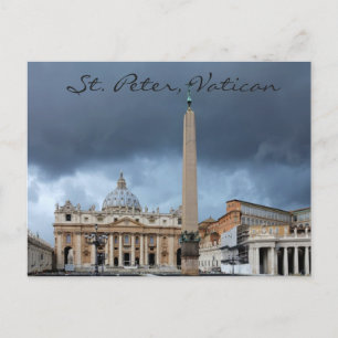 St. Peter's Basicila, Holy city of Vatican Postcard