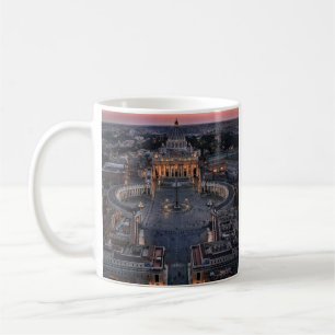 St Peter's Basilica and Square at Sunset Coffee Mug