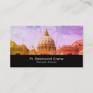 St. Peter's Basilica, Christianity, Religious Business Card