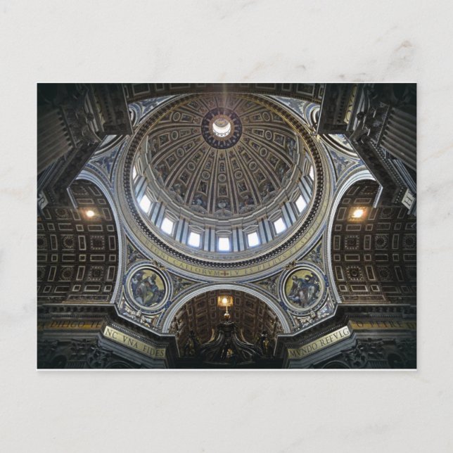 St. Peter's Basilica Dome Postcard (Front)