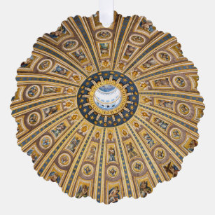 St. Peter's Basilica Dome - Vatican, Rome, Italy Tree Decoration Card