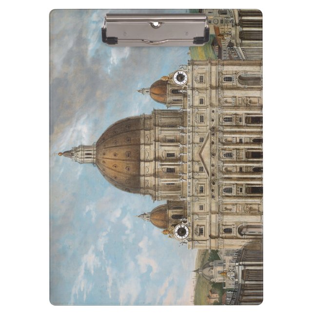 St Peter's Basilica in the Vatican City Clipboard (Front)