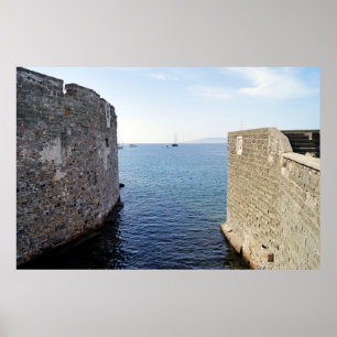 St Peter's castle in Bodrum, Turkiye Poster