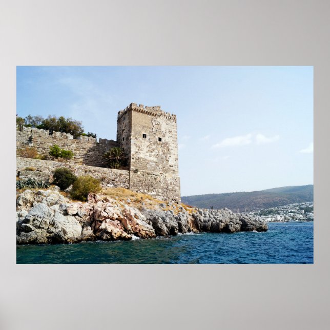 St Peter's castle in Bodrum, Turkiye Poster (Front)