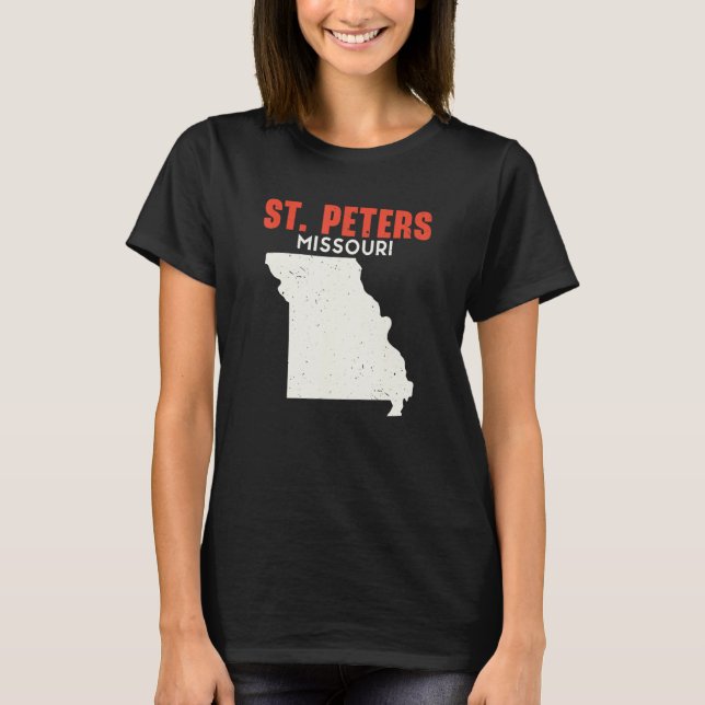St  Peters Missouri USA State America Travel Misso T-Shirt (Front)