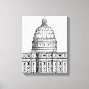 St. Peter's, Rome Canvas Print
