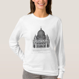St. Peter's, Rome, engraved by C. Campbell T-Shirt