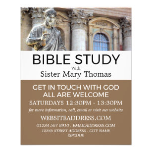 St. Peter's Square, Christian Bible Class Advert Flyer