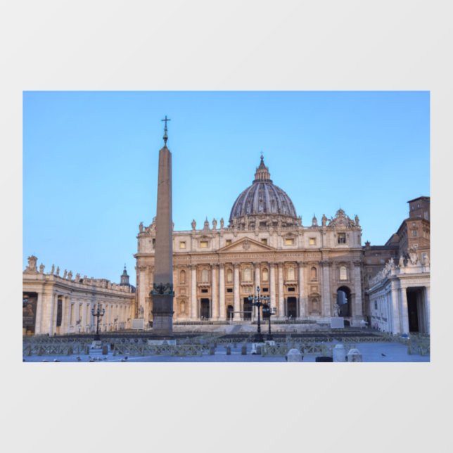 St. Peter's Square in Vatican City - Rome, Italy (Sheet)