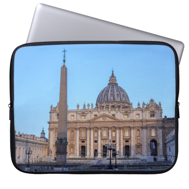 St. Peter's Square in Vatican City - Rome, Italy Laptop Sleeve (Front)