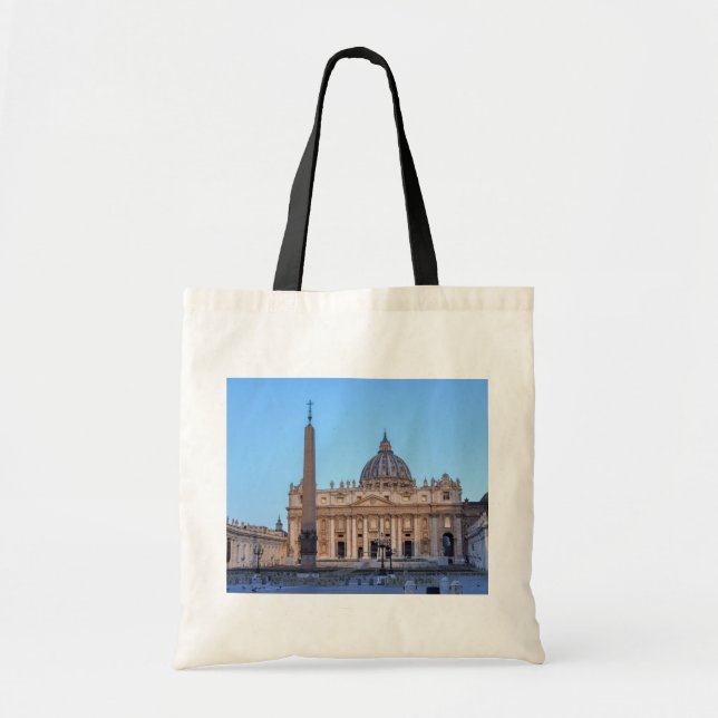 St. Peter's Square in Vatican City - Rome, Italy Tote Bag (Front)