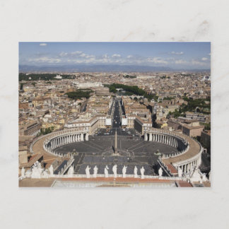 St Peters Square, Rome Postcard