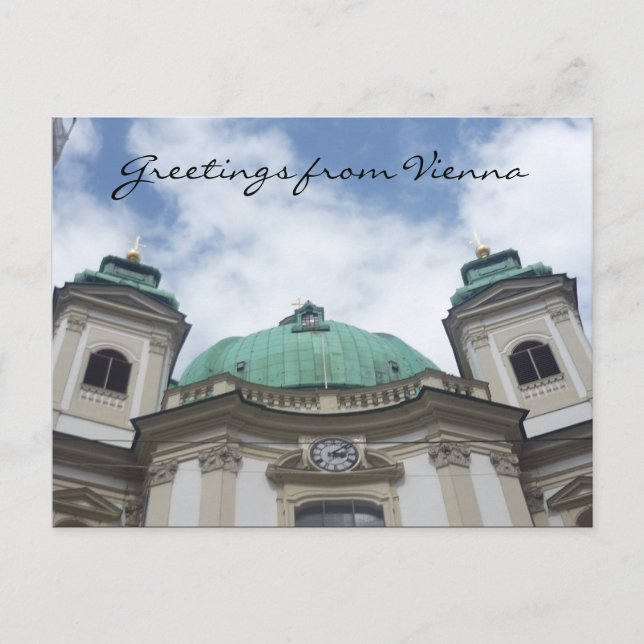 st peters vienna postcard (Front)