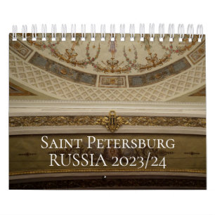 St Petersburg • 18 mth Calendar: Choose Start Date Calendar