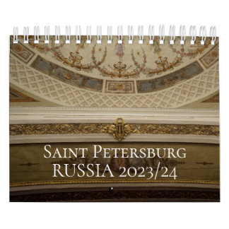 St Petersburg • 18 mth Calendar: Choose Start Date Calendar