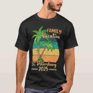 St. Petersburg Beach Florida Family Vacation 2025 T-Shirt