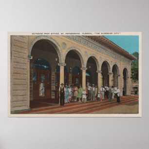 St. Petersburg, FL - Exterior View of Post Poster