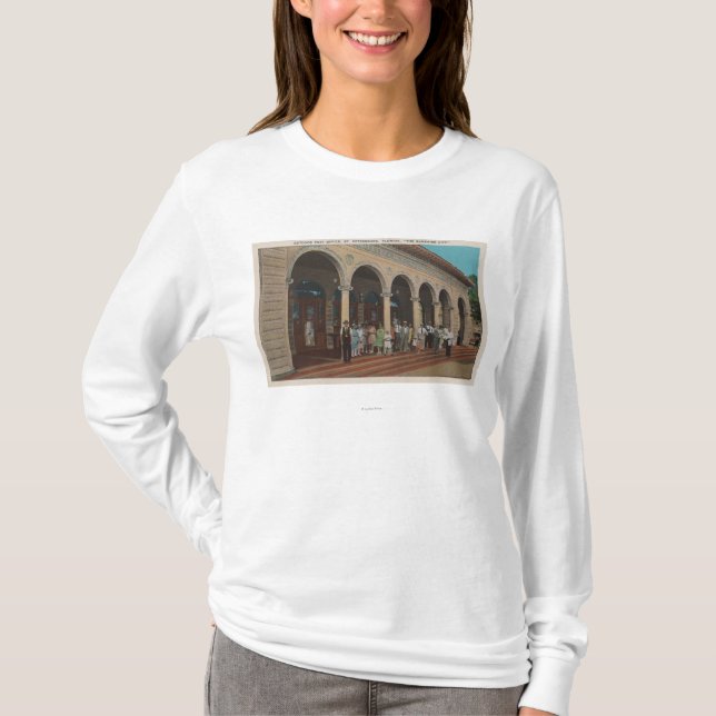 St. Petersburg, FL - Exterior View of Post T-Shirt (Front)