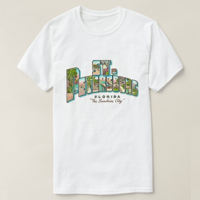 St Petersburg FL T-Shirt (Design Front)
