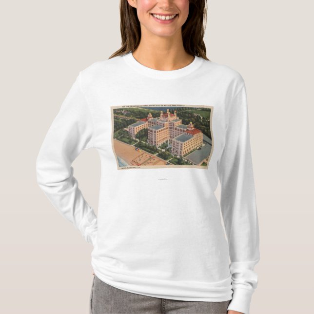 St. Petersburg, Florida - Aerial of Don Ce-Sar T-Shirt (Front)