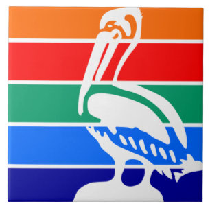 St. Petersburg (Florida) city flag Tile