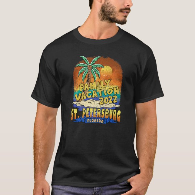 St Petersburg Florida Family Vacation 2022 Beach S T-Shirt (Front)