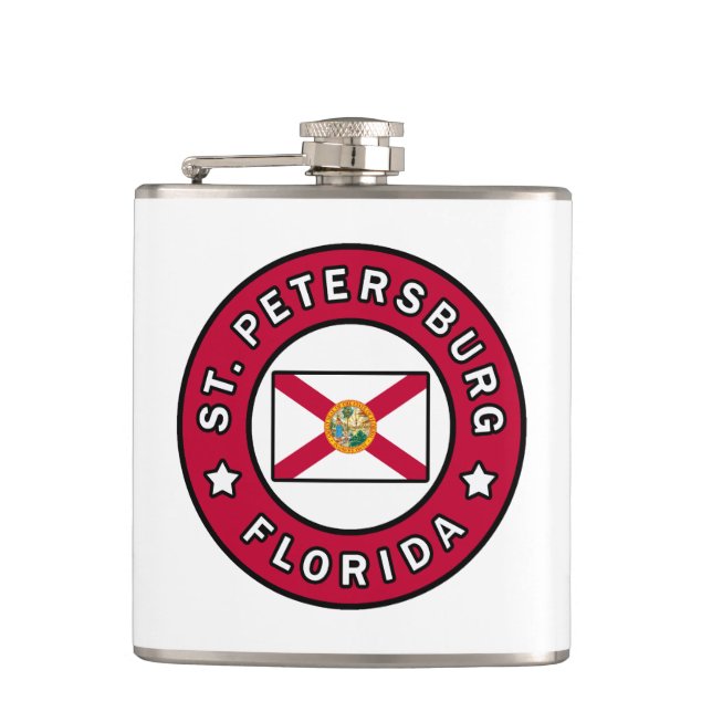 St. Petersburg Florida Hip Flask (Front)
