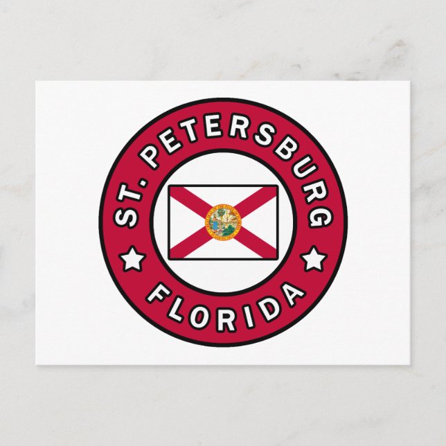 St. Petersburg Florida Postcard (Front)