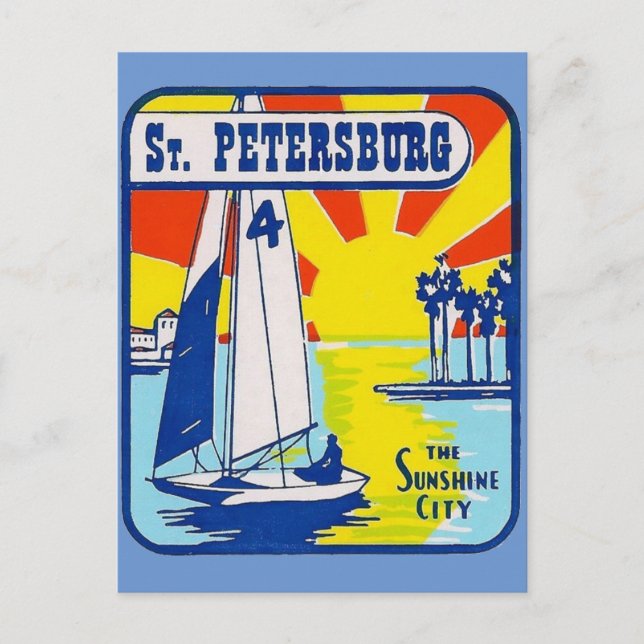  St. Petersburg,  Florida Postcard (Front)