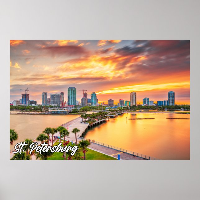 St. Petersburg, Florida, United States Poster (Front)