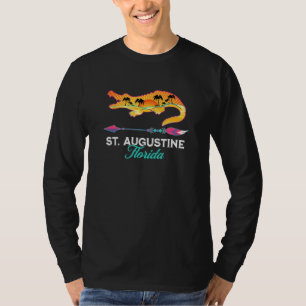 St Petersburg Florida Usa Alligator Sun Palm Tree T-Shirt