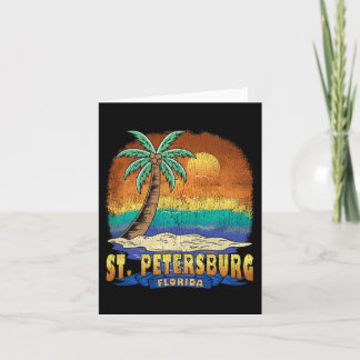St. Petersburg Florida Vintage Distressed Souvenir Card