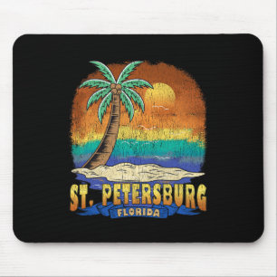 St. Petersburg Florida Vintage Distressed Souvenir Mouse Pad