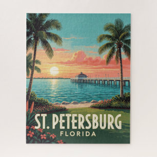 St Petersburg Florida Waterfront Travel Jigsaw Puzzle
