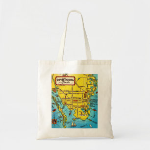 St. Petersburg Map Tote Bag