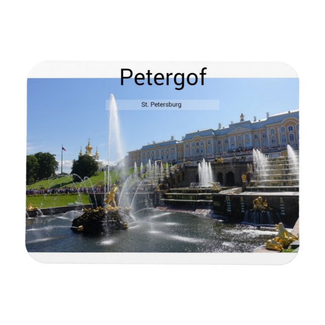 St. Petersburg, Petergof Magnet (Horizontal)